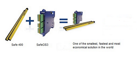 Safety light curtain